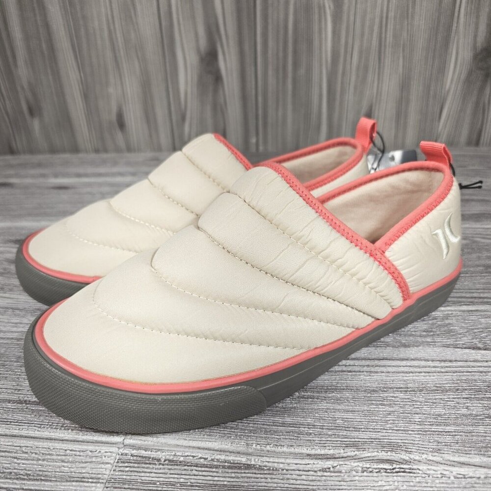 Hurley Puff Kayo Chukka Slipper Shoes - Cream/Pink/Brown Women's Size 7.5 NEW